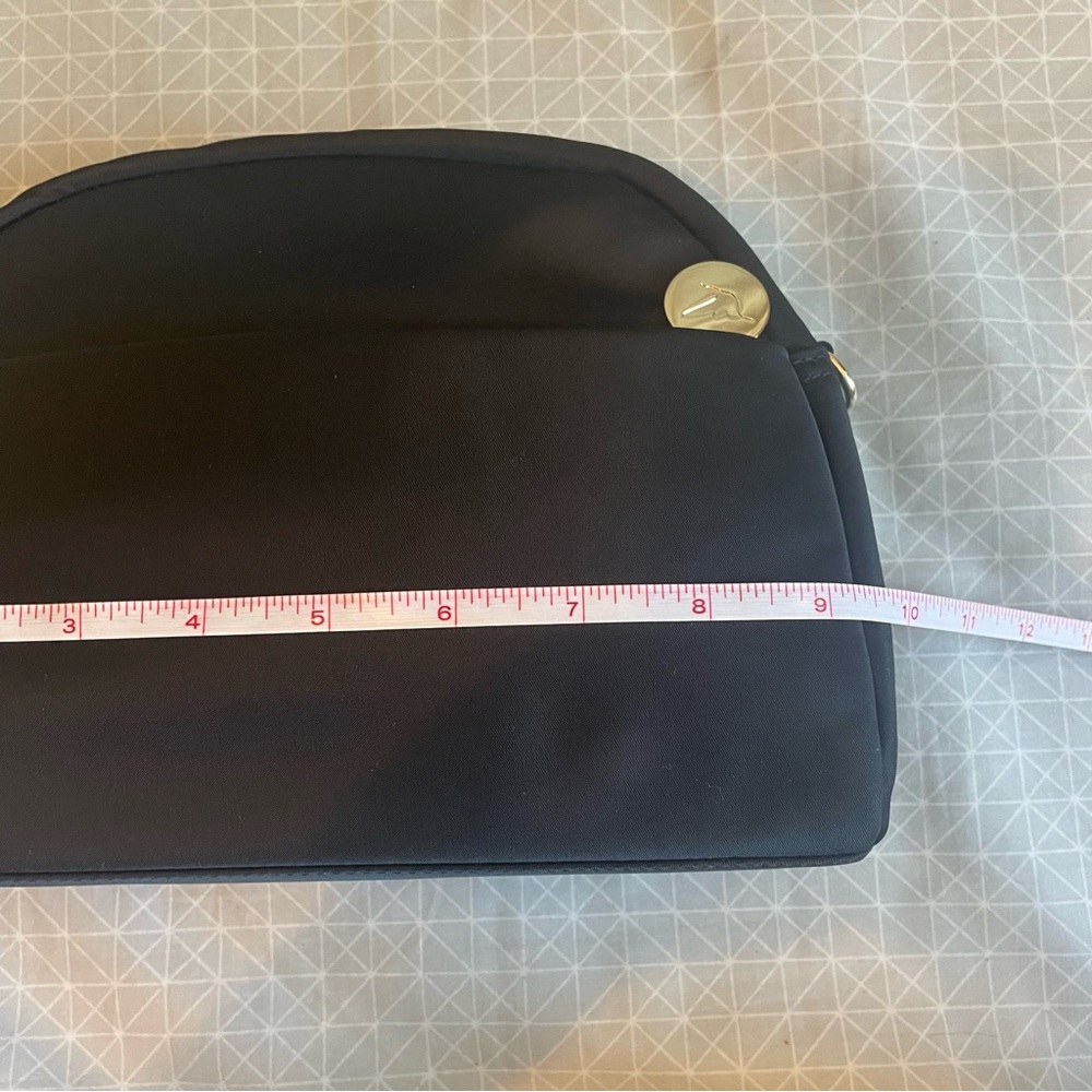 Lo & Sons Nouvelle Crossbody Bag in Black/Gold/Lilac - Picture 7 of 9